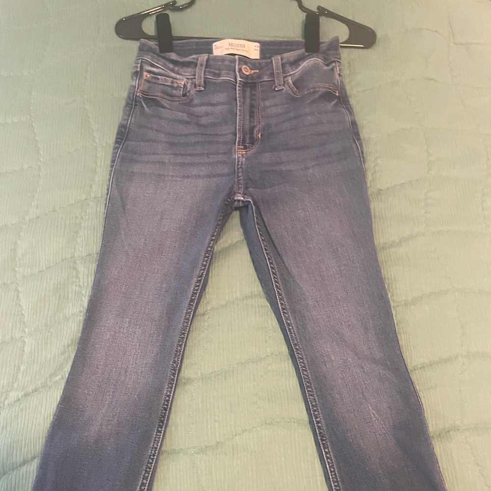 Hollister Women's Classic Blue Skinny Jeans - 0S